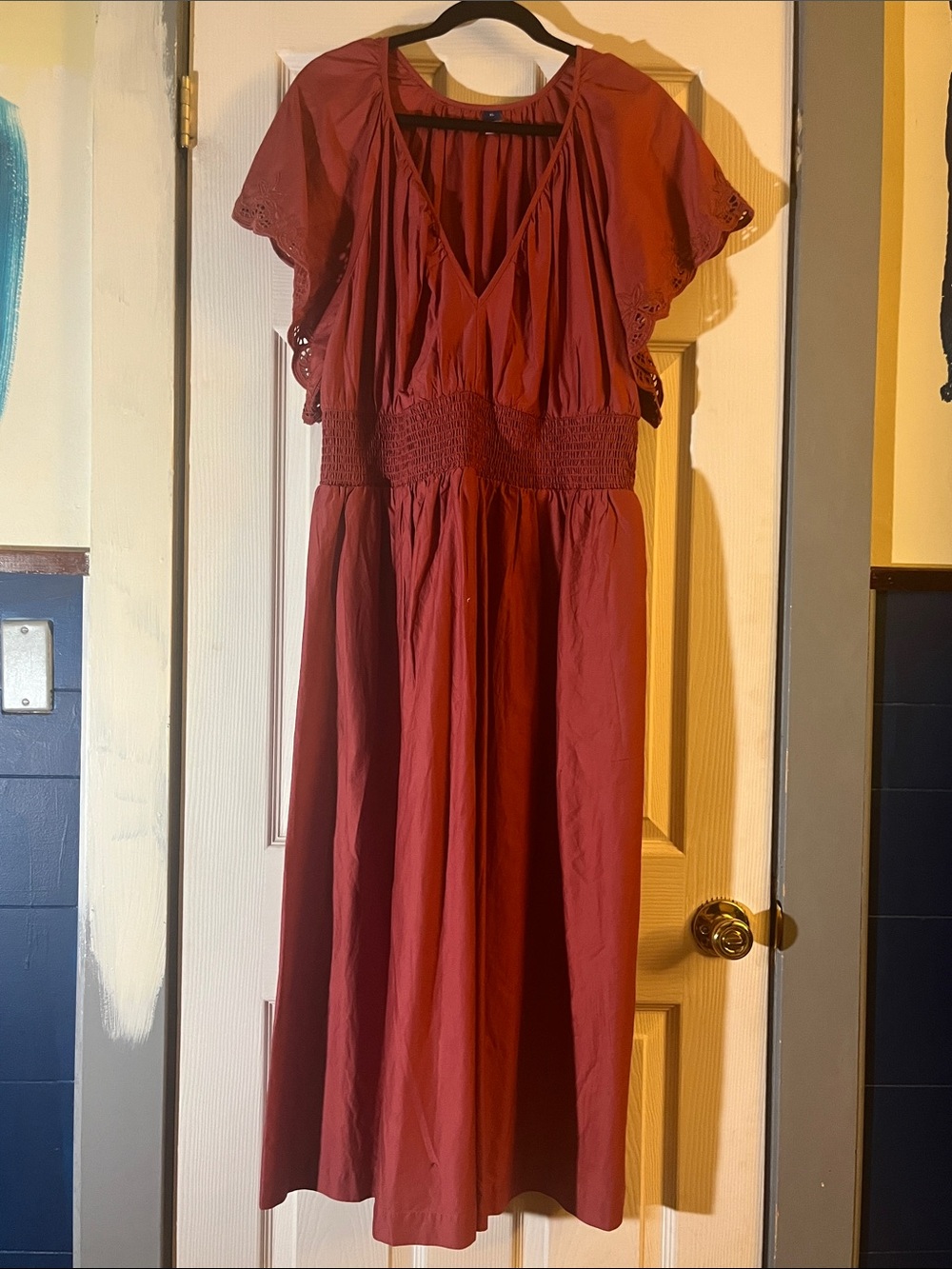 NWT old navy Women’s Flutter Sleeve Midi Dress